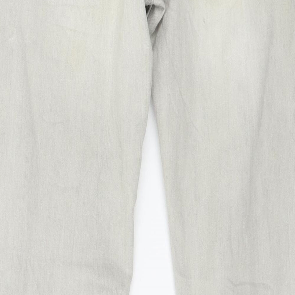 George Gina & Lucy Girls Grey  Denim Skinny Jeans Size 13 Years - distressed