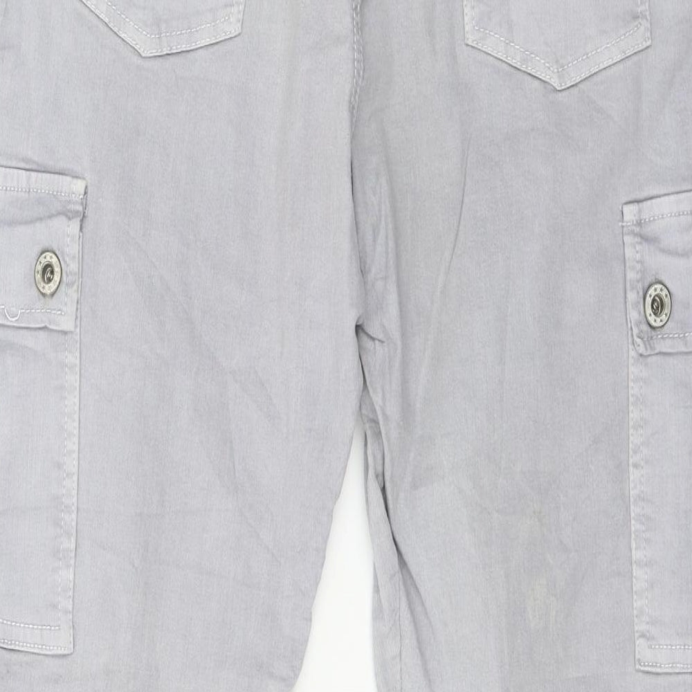 Preworn Womens Grey   Cargo Trousers Size 32 in L27 in