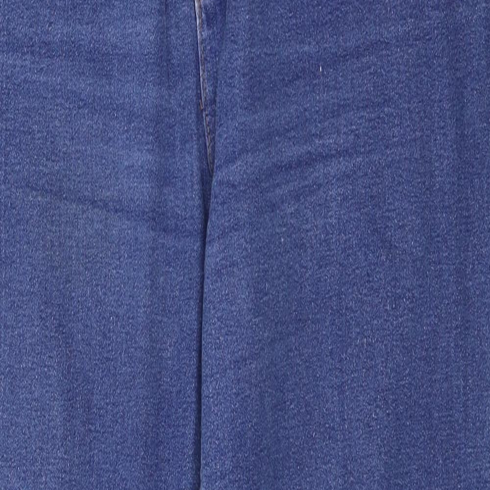 Marks and Spencer Womens Blue  Denim Skinny Jeans Size 18 L31 in