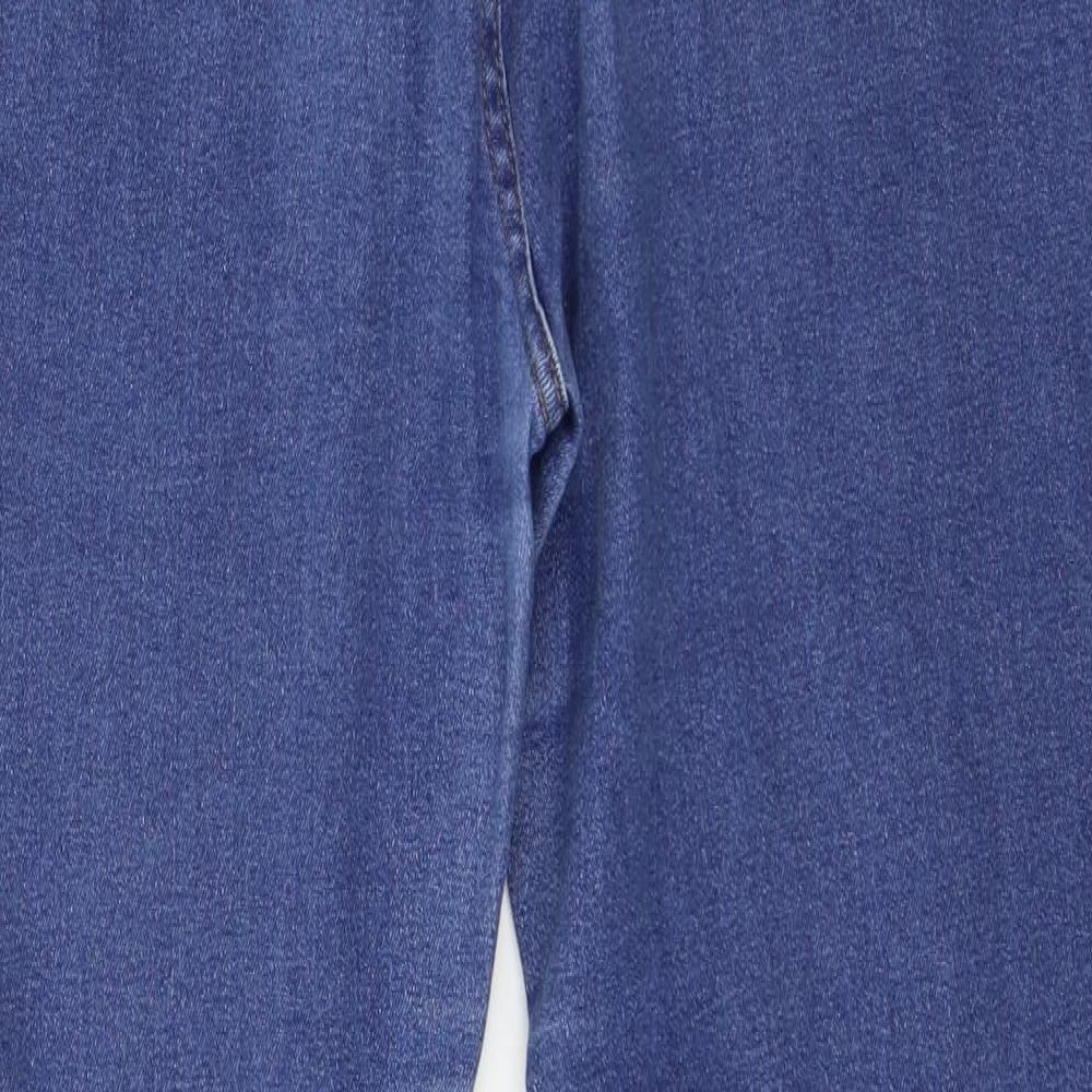 Marks and Spencer Womens Blue  Denim Skinny Jeans Size 18 L31 in