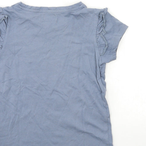 LILY&DAN Boys Grey   Basic T-Shirt Size 7-8 Years