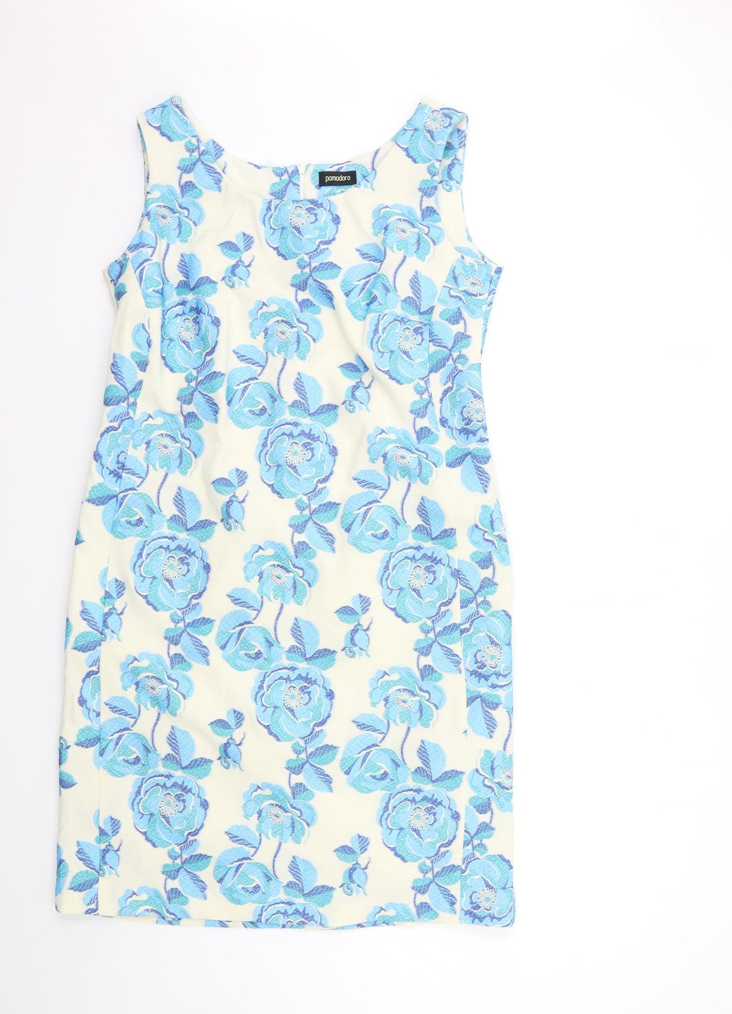 Promodoro Womens Blue Floral  A-Line  Size 16