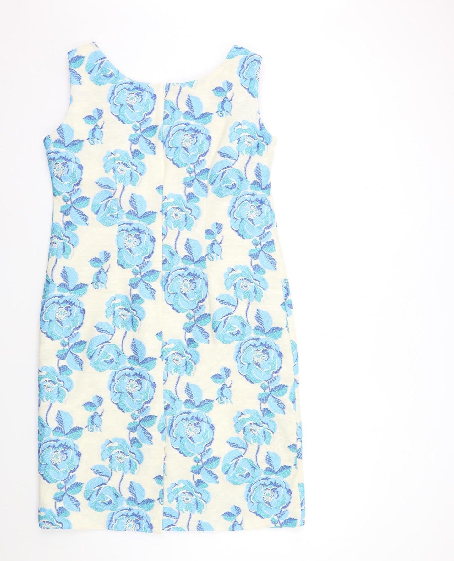 Promodoro Womens Blue Floral  A-Line  Size 16