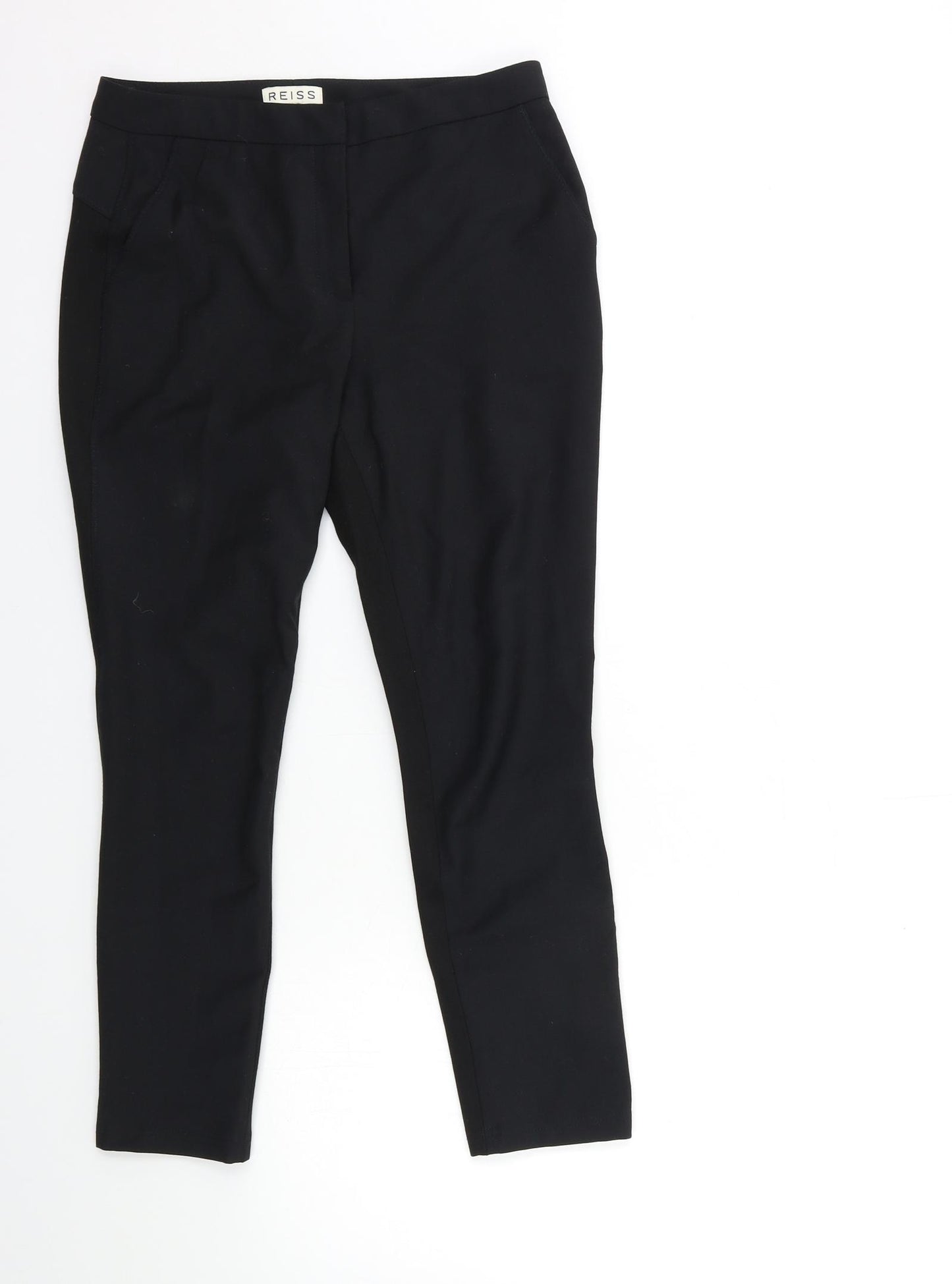 Reiss Womens Black   Trousers  Size 4 L28 in