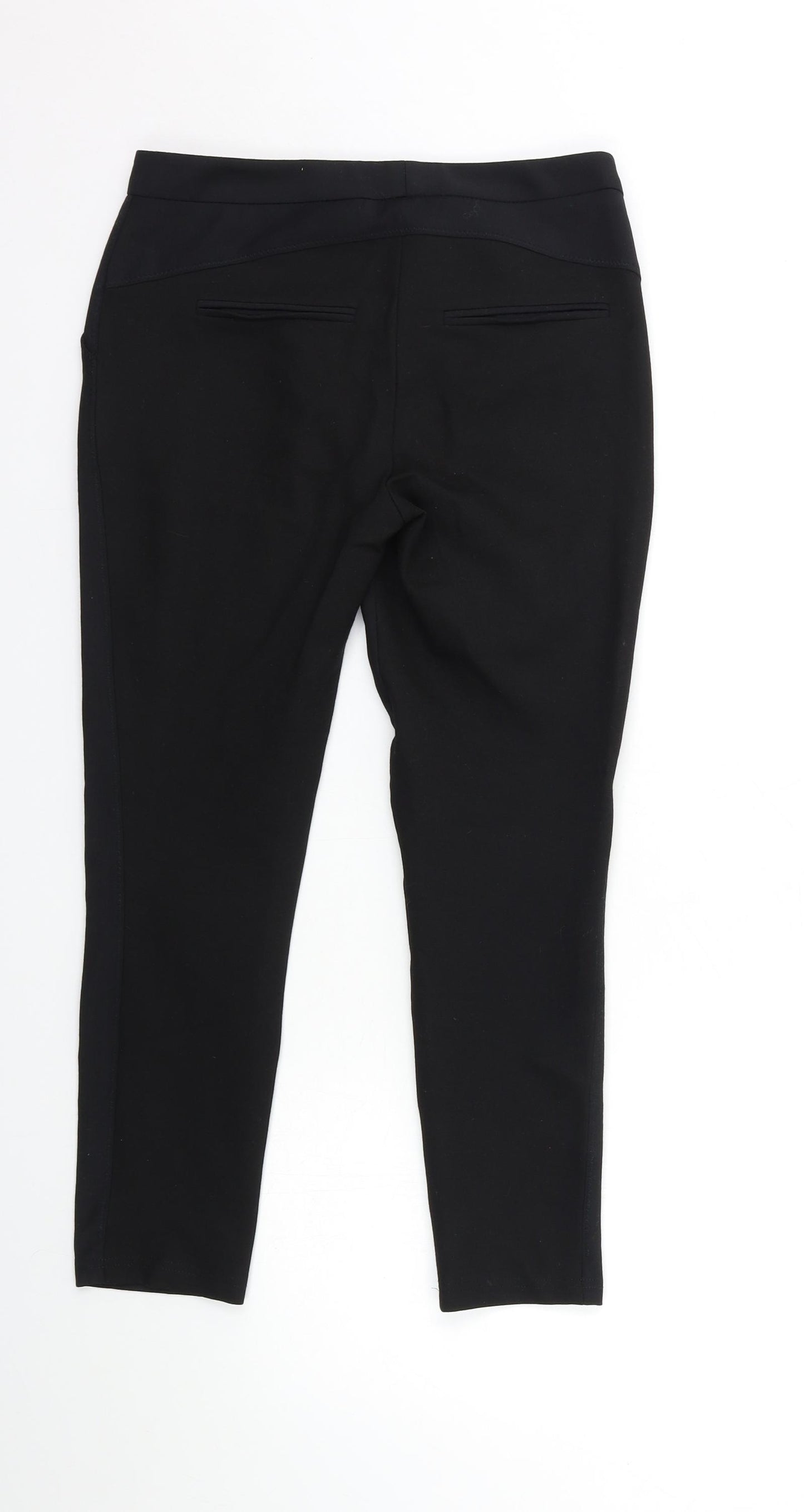 Reiss Womens Black   Trousers  Size 4 L28 in