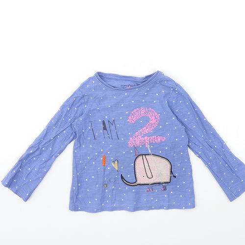 NEXT Baby Blue   Basic T-Shirt Size 18-24 Months  - I'M 2