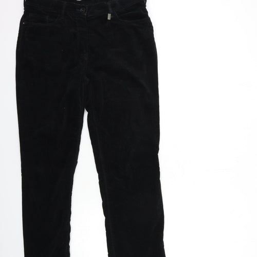 GARDEUR Womens Black  Velvet Trousers  Size 16 L30 in