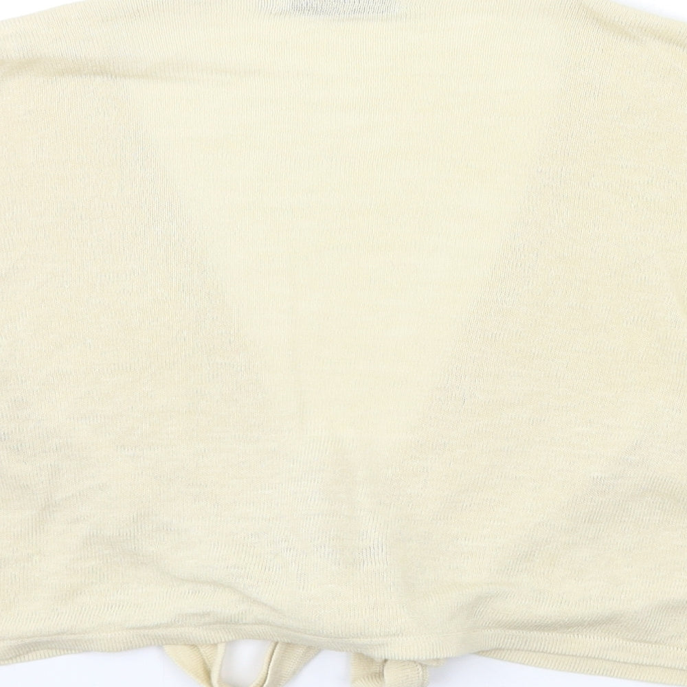 Per Una Womens Beige  Knit Cardigan Jumper Size 14