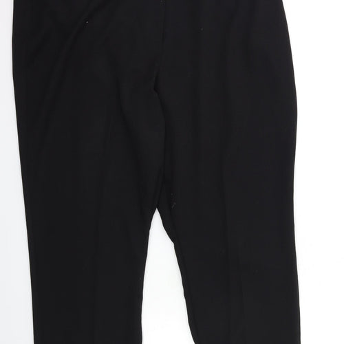 Preworn Womens Black   Trousers  Size 42 in L27 in