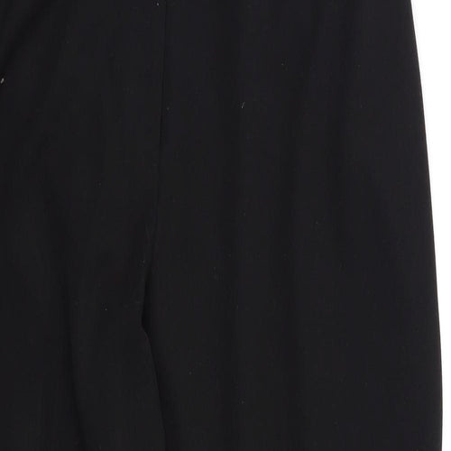 Preworn Womens Black   Trousers  Size 42 in L27 in