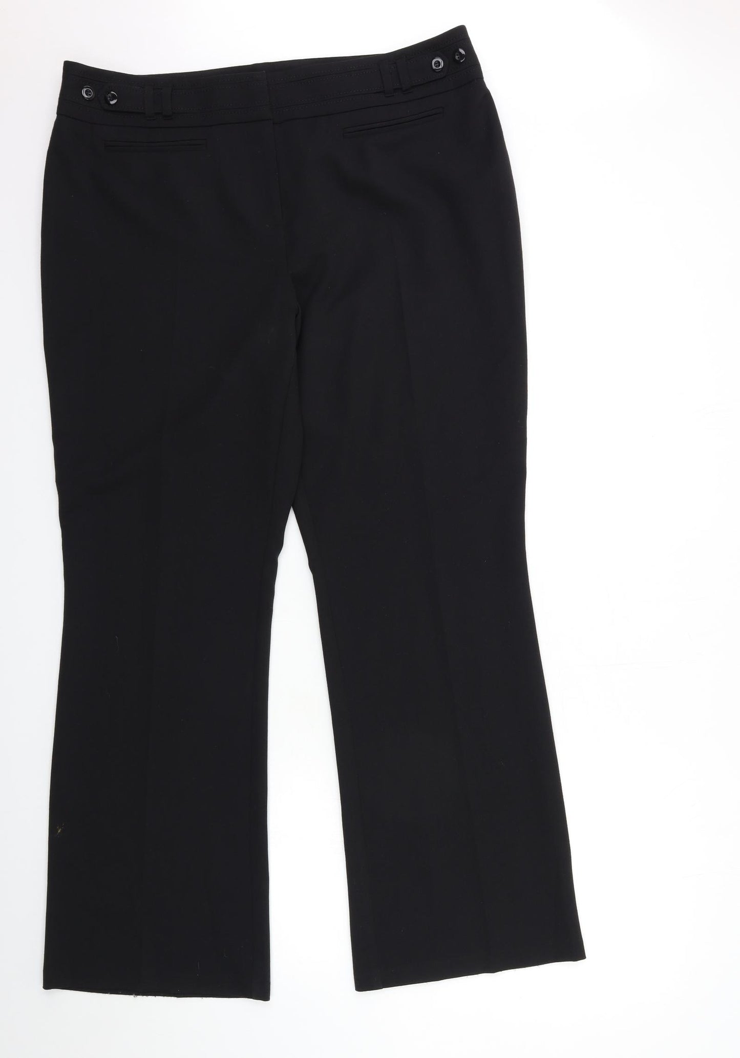 Wallis Womens Black   Trousers  Size 18 L30 in