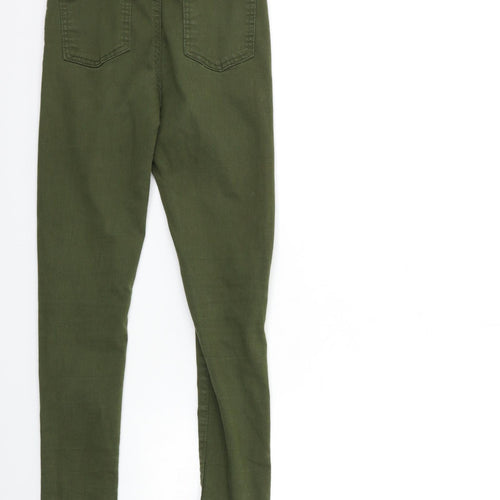 Portobello Womens Green  Denim Skinny Jeans Size 6 L26 in