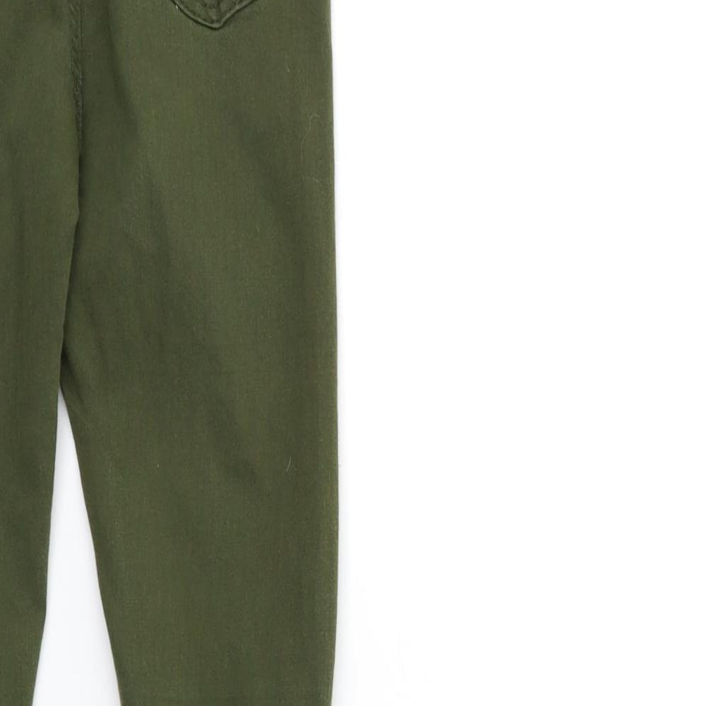 Portobello Womens Green  Denim Skinny Jeans Size 6 L26 in