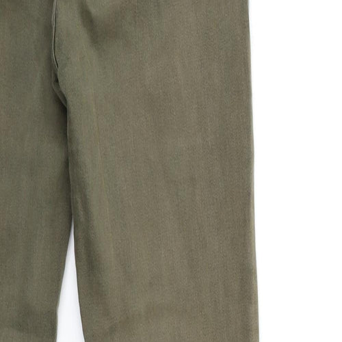 QUEEM HEARTS Womens Green  Denim Skinny Jeans Size L L30 in