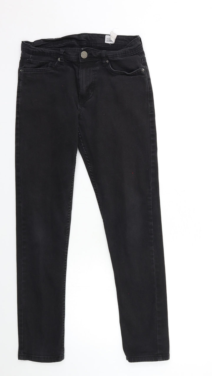 Denim & Co. Womens Black Denim Skinny Jeans Size 30 in L32 in
