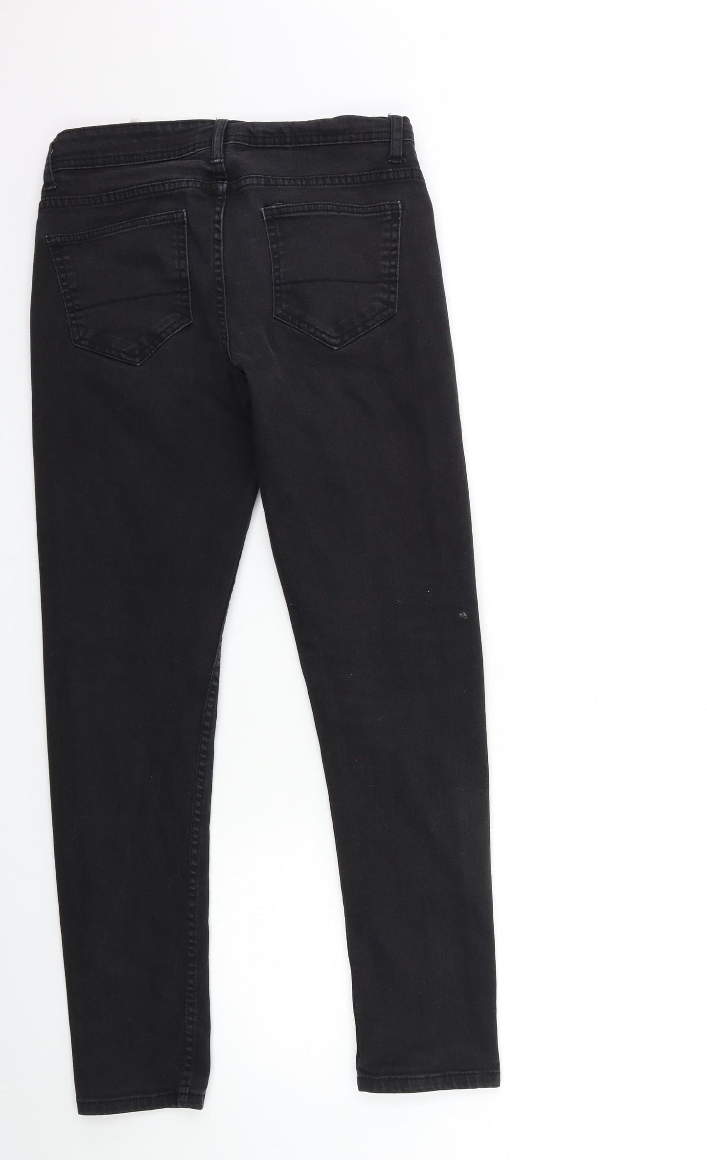 Denim & Co. Womens Black  Denim Skinny Jeans Size 30 in L32 in