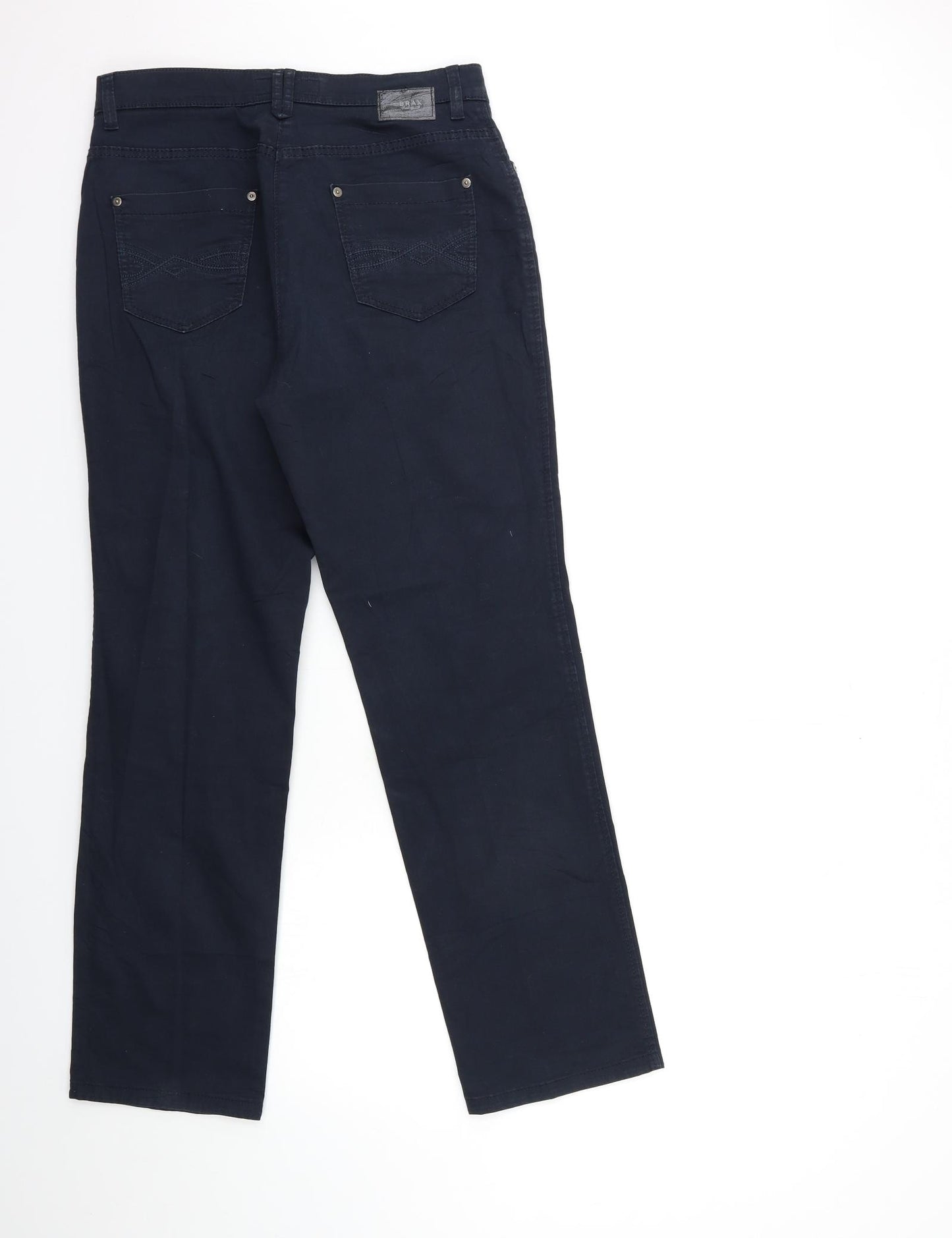 BRAX Womens Blue   Trousers  Size 12 L30 in