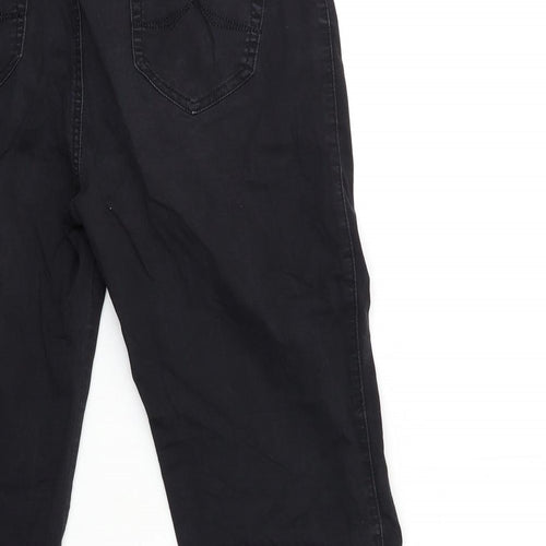 KAIUEISHI Womens Black   Cargo Trousers Size 33 in L22.5 in