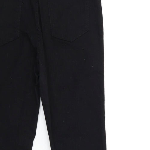 Marks and Spencer Womens Black  Denim Cropped Jeans Size 12 L22 in