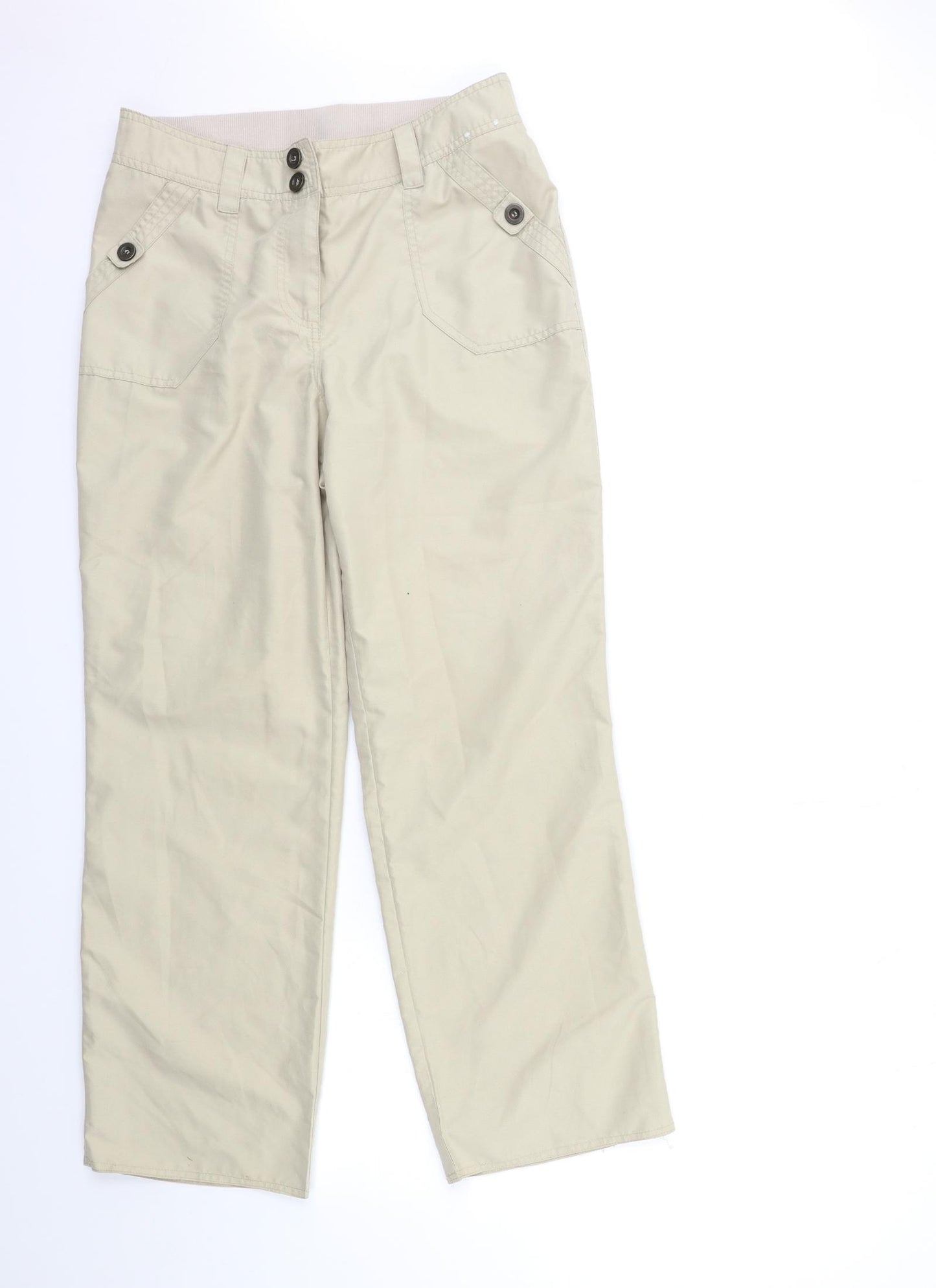 BHS Womens Beige   Trousers  Size 12 L28 in