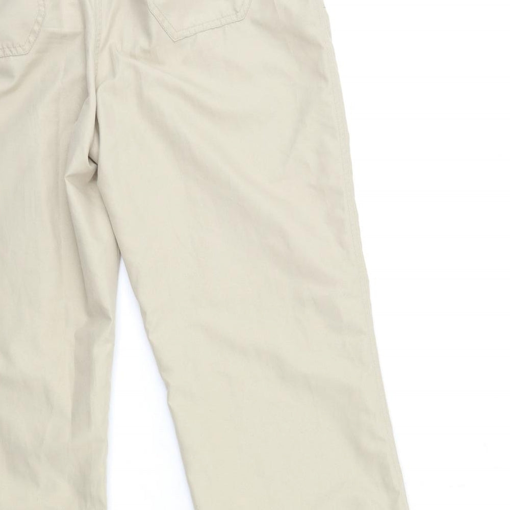 BHS Womens Beige   Trousers  Size 12 L28 in