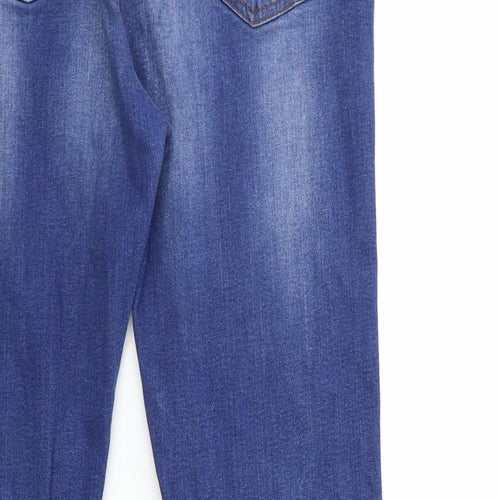Select Womens Blue  Denim Straight Jeans Size 16 L31 in
