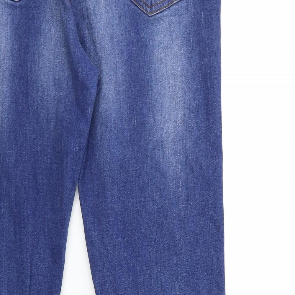 Select Womens Blue  Denim Straight Jeans Size 16 L31 in