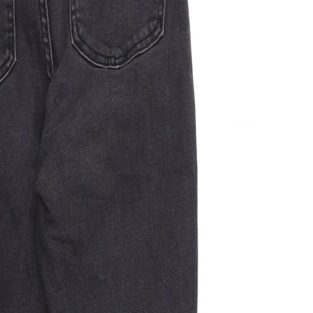 Denim & Co. Womens Black  Denim Skinny Jeans Size 8 L27 in