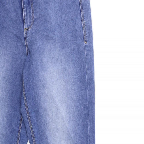 Dorothy Perkins Womens Blue  Denim Skinny Jeans Size 10 L31 in