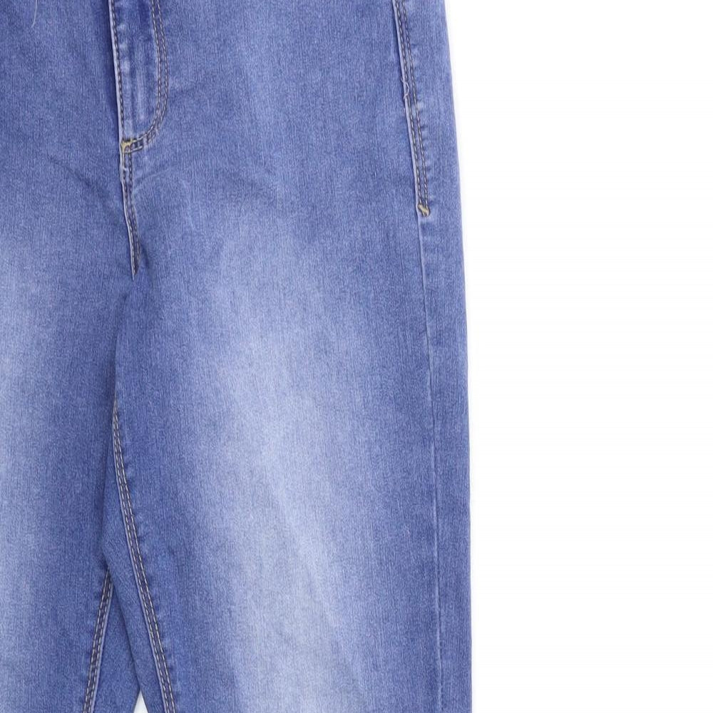 Dorothy Perkins Womens Blue  Denim Skinny Jeans Size 10 L31 in