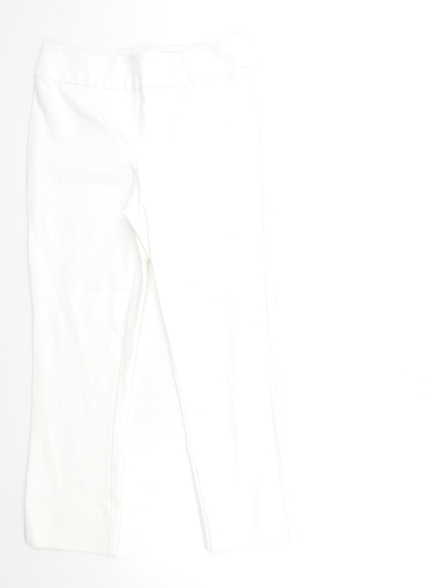 marla paula Womens White   Trousers  Size 14 L27 in
