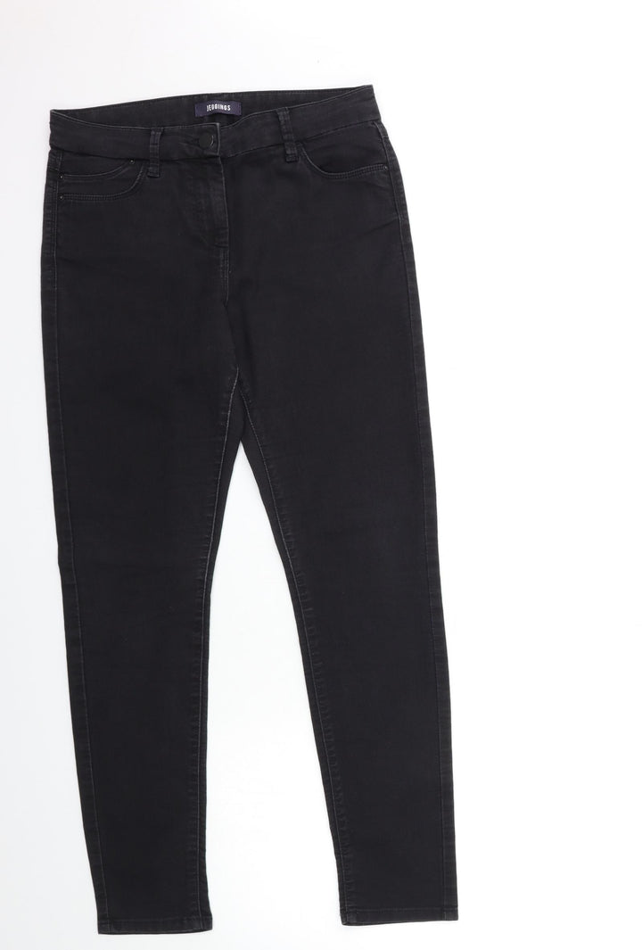 Marks and Spencer Womens Black  Denim Skinny Jeans Size 10 L28 in