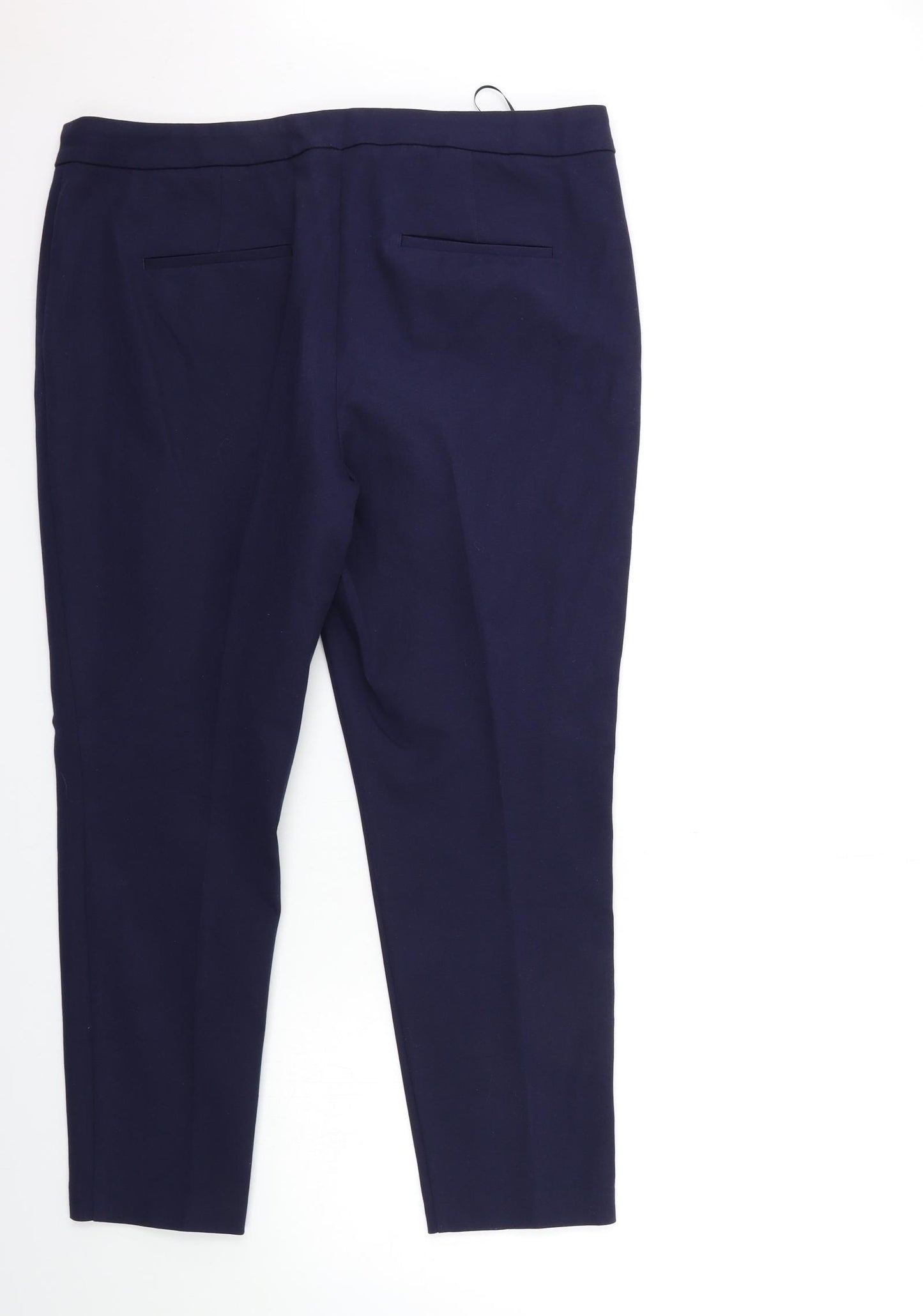 Per Una Womens Blue   Trousers  Size 18 L28 in