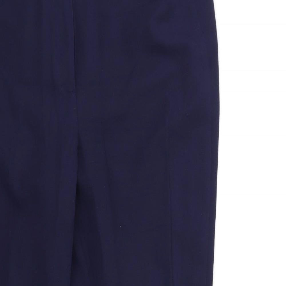 Per Una Womens Blue   Trousers  Size 18 L28 in