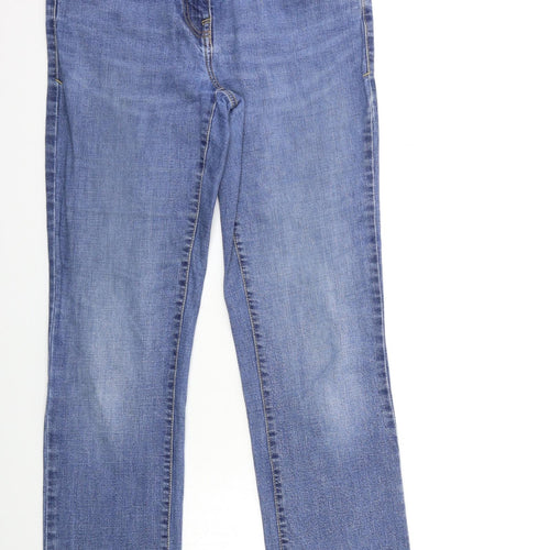 NEXT Womens Blue  Denim Skinny Jeans Size 12 L30 in