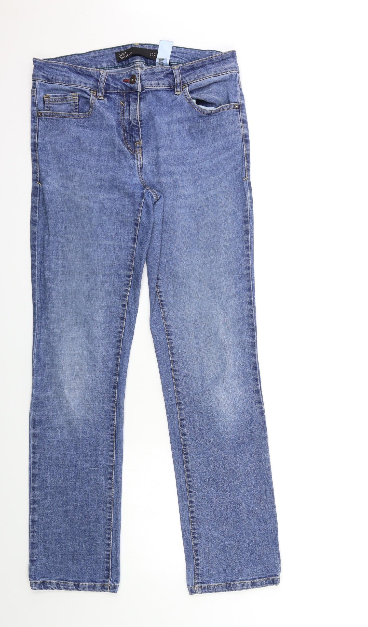 NEXT Womens Blue  Denim Skinny Jeans Size 12 L30 in