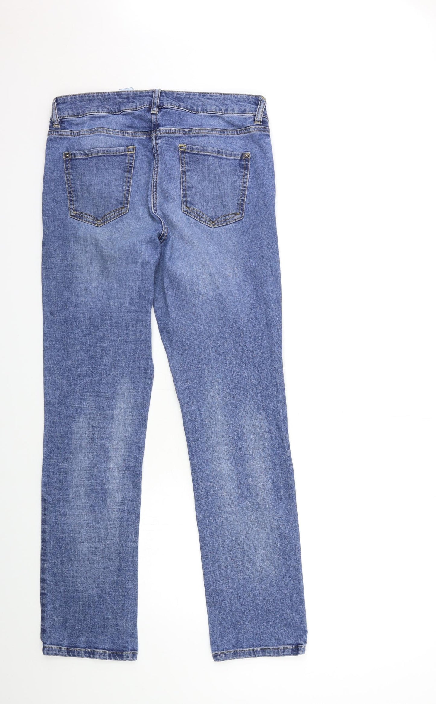 NEXT Womens Blue  Denim Skinny Jeans Size 12 L30 in