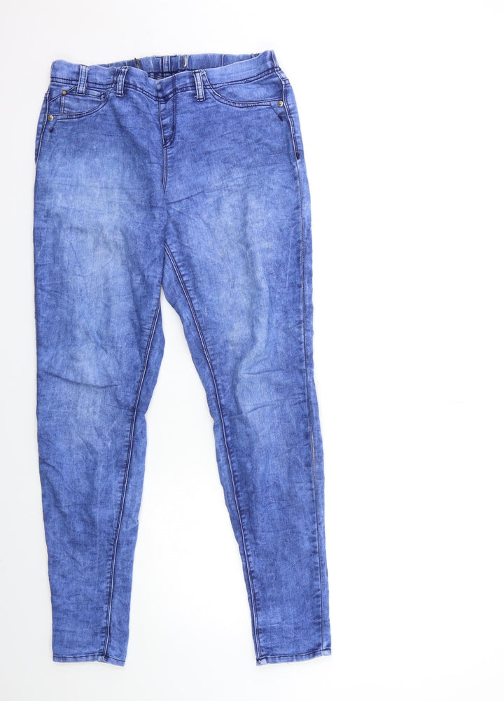 Preworn Womens Blue  Denim Jegging Jeans Size 30 in L30 in