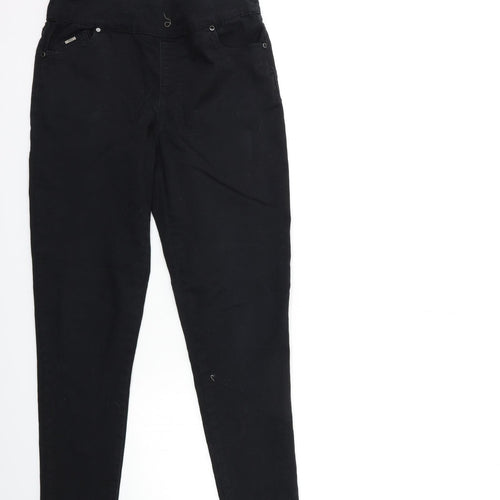 French Dressing Jeans Womens Black  Denim Jegging Jeans Size 10 L28 in