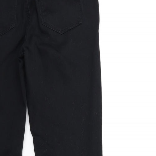 French Dressing Jeans Womens Black  Denim Jegging Jeans Size 10 L28 in