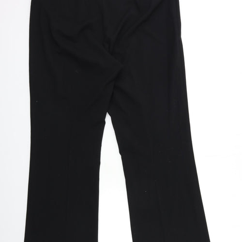 AMARANTO Womens Black   Trousers  Size 16 L29 in