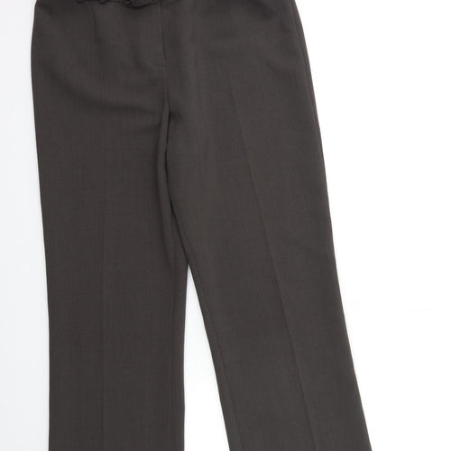 MINUET Womens Grey   Trousers  Size 14 L30 in