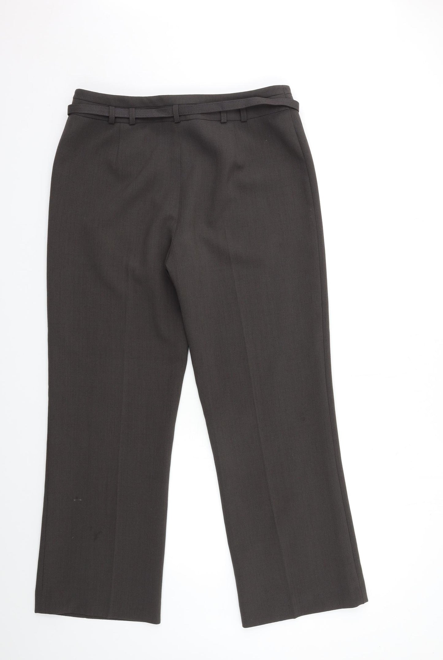 MINUET Womens Grey   Trousers  Size 14 L30 in