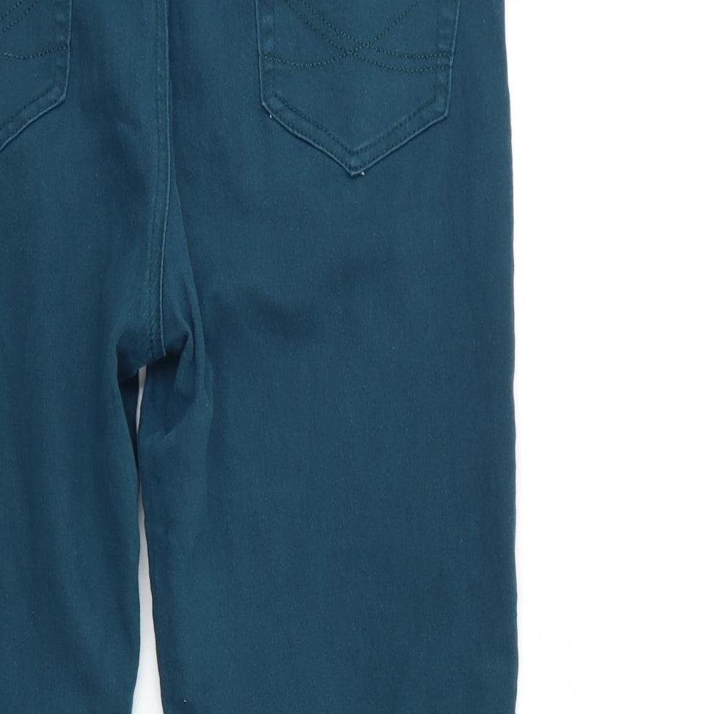 Original Womens Blue  Denim Skinny Jeans Size 16 L20 in