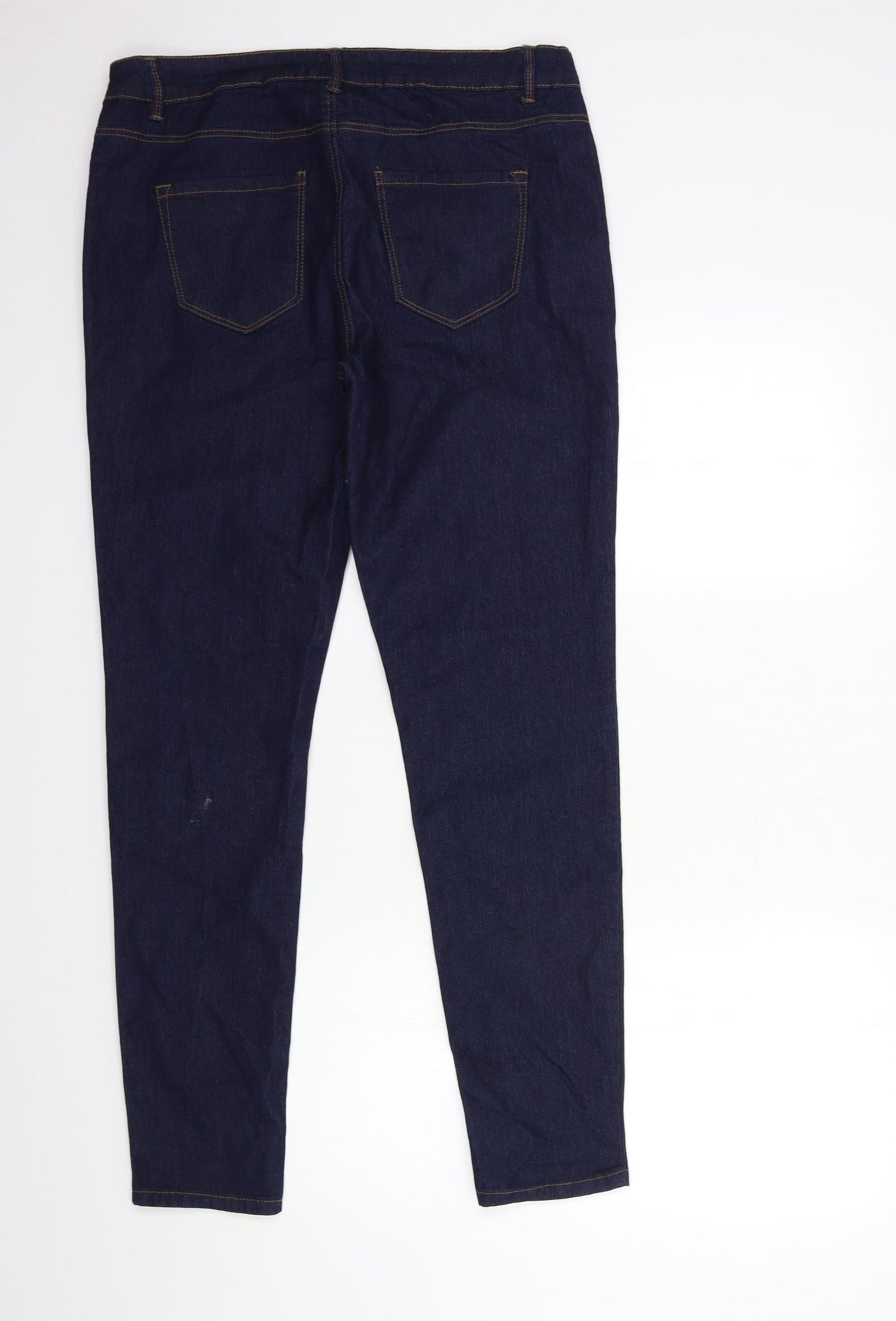 New Look Womens Blue  Denim Skinny Jeans Size 10 L31 in