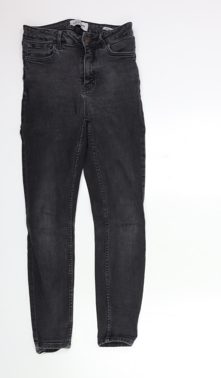 New Look Womens Grey Denim Skinny Jeans Size 10 L23 in