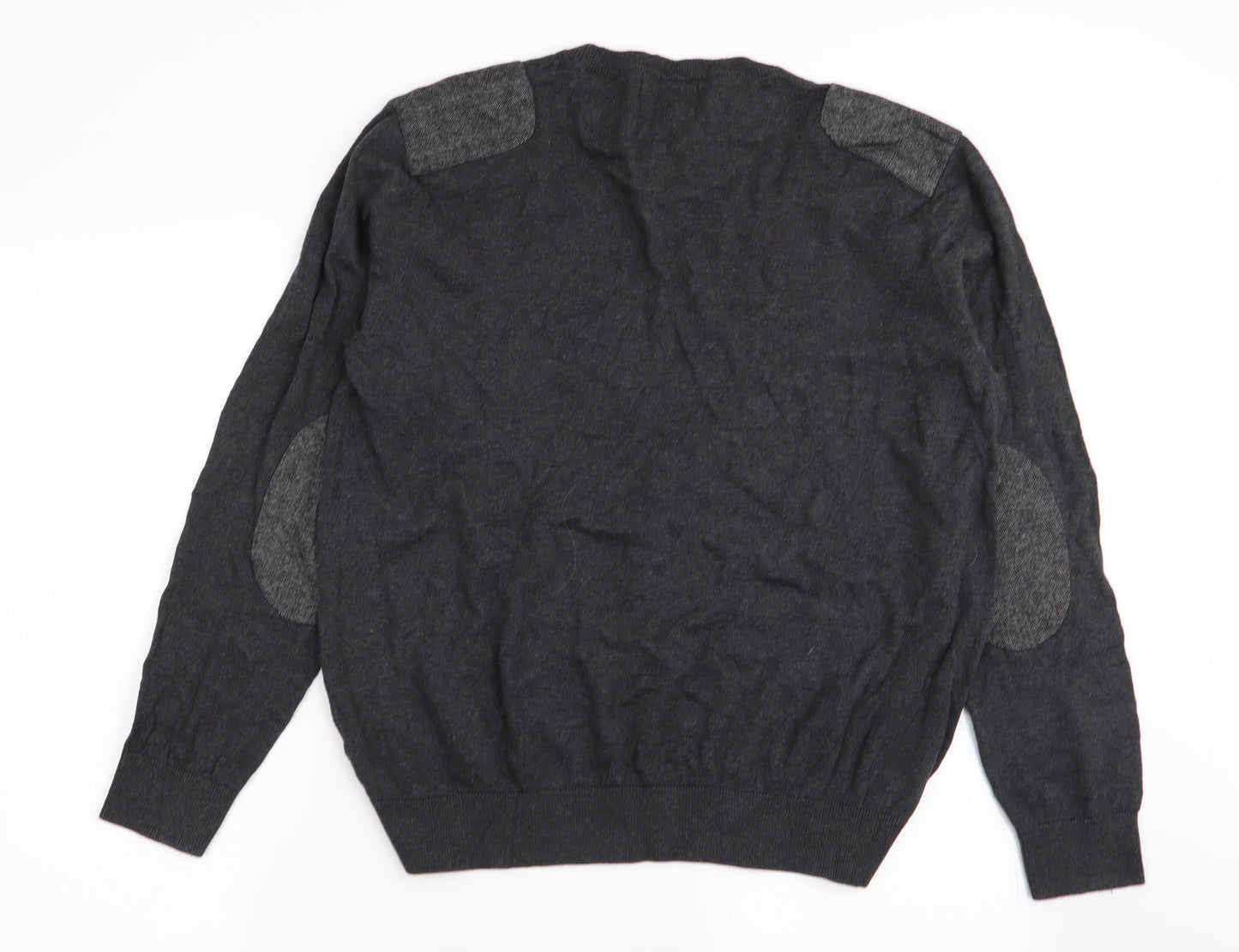 Burton Menswear Mens Grey   Pullover Jumper Size L