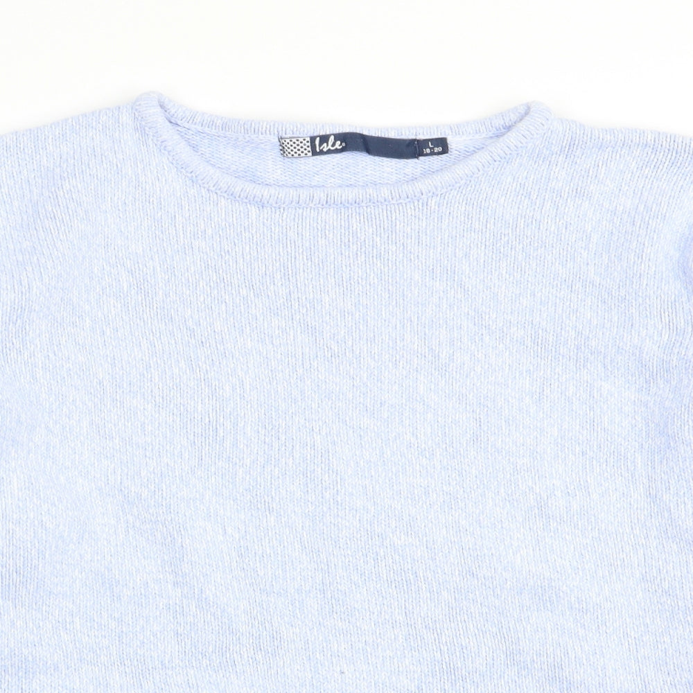 isle  Womens Blue   Pullover Jumper Size 18