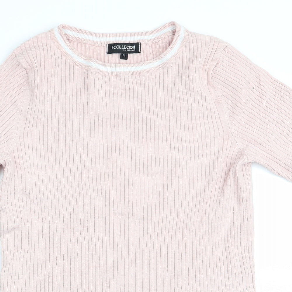 Debenhams Womens Pink   Basic T-Shirt Size 14