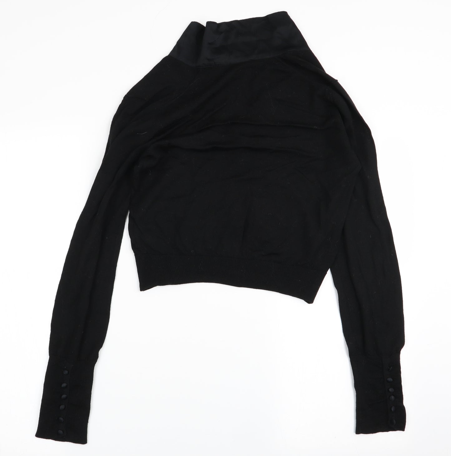 L.K. Bennett Womens Black   Cardigan Jumper Size L